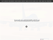 Tablet Screenshot of davidjamesboston.com